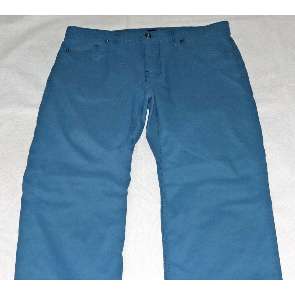 PrAna Brion Slim Fit Men's Stretch Hiking Outdoor M4BN30312 Size Pants 34WX30L.